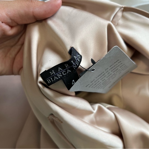 MARIA BIANCA NERO Nude Dress 4 NWT - Picture 8 of 8